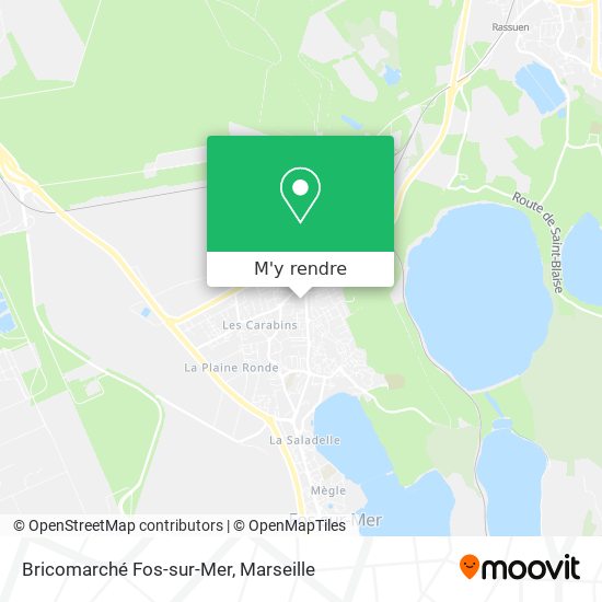 Bricomarché Fos-sur-Mer plan