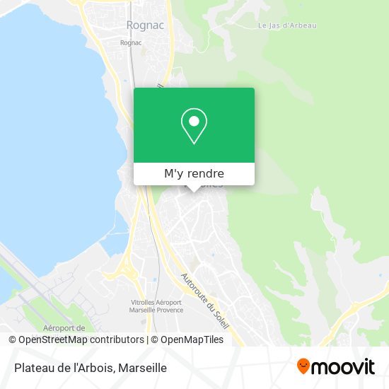 Plateau de l'Arbois plan