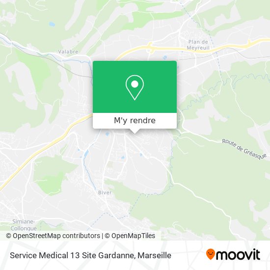Service Medical 13 Site Gardanne plan