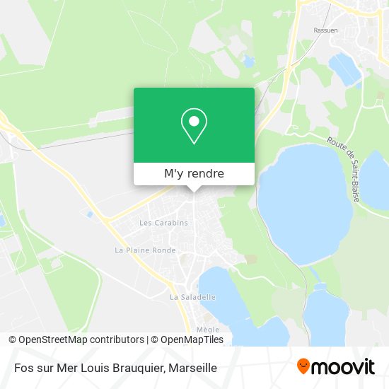 Fos sur Mer Louis Brauquier plan