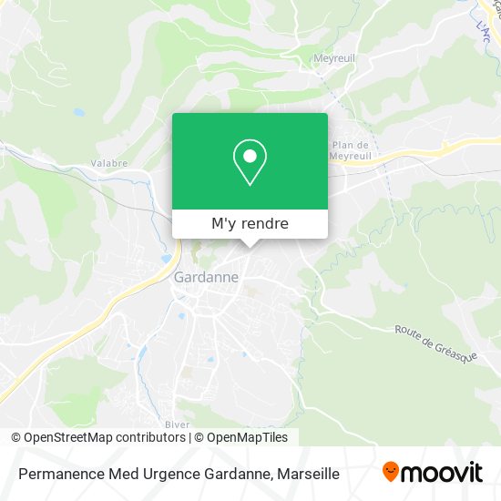 Permanence Med Urgence Gardanne plan
