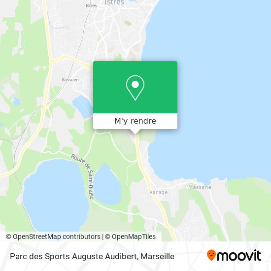 Parc des Sports Auguste Audibert plan