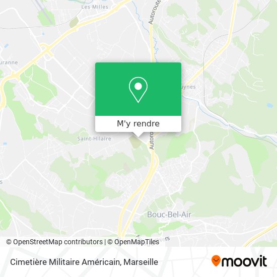 Cimetière Militaire Américain plan