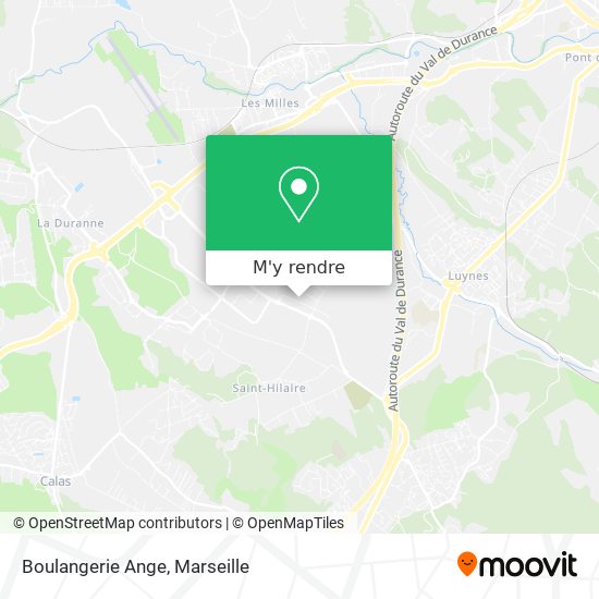 Boulangerie Ange plan