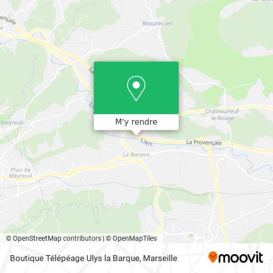 Boutique Télépéage Ulys la Barque plan