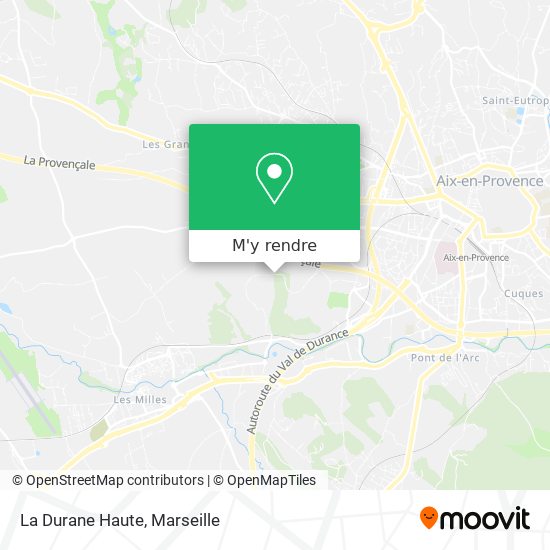 La Durane Haute plan