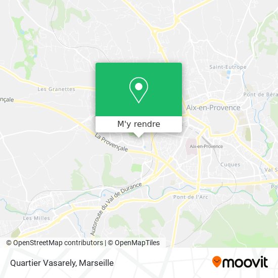Quartier Vasarely plan