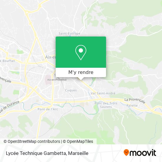 Lycée Technique Gambetta plan