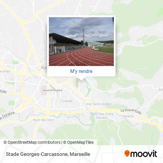 Stade Georges-Carcassone plan