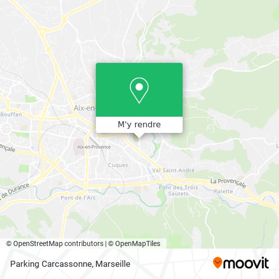 Parking Carcassonne plan