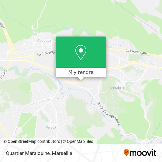 Quartier Maralouine plan