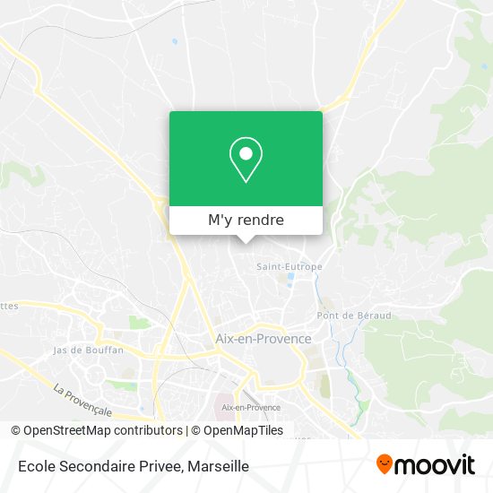 Ecole Secondaire Privee plan