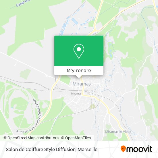 Salon de Coiffure Style Diffusion plan