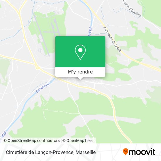 Cimetière de Lançon-Provence plan