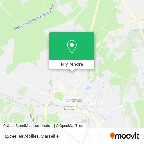 Lycée les Alpilles plan