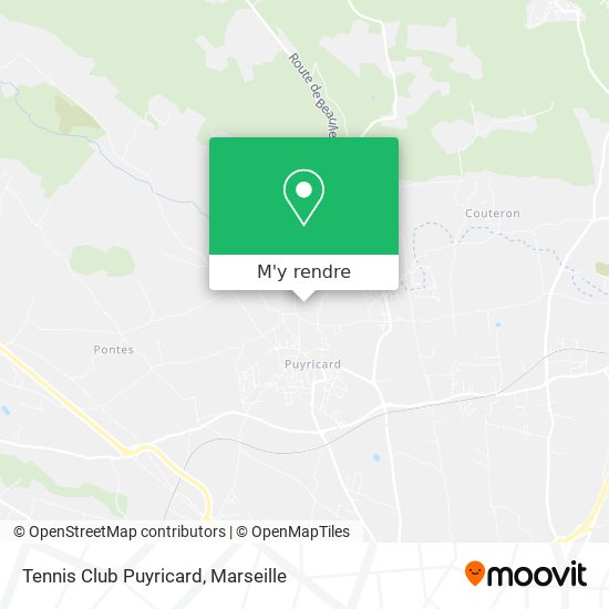 Tennis Club Puyricard plan