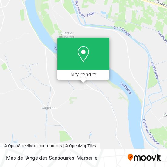 Mas de l'Ange des Sansouires plan