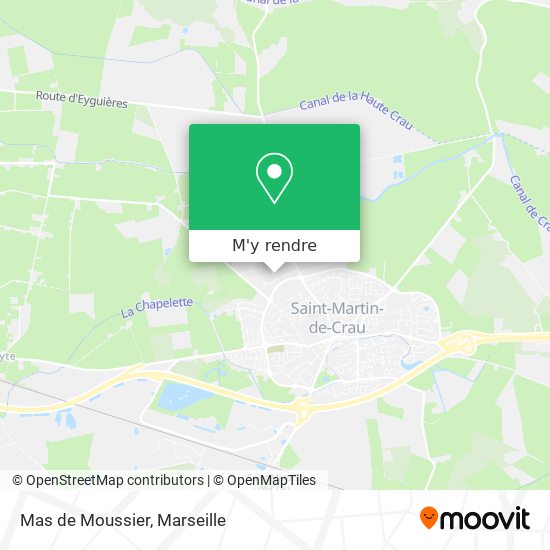 Mas de Moussier plan