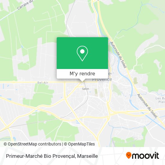 Primeur-Marché Bio Provençal plan