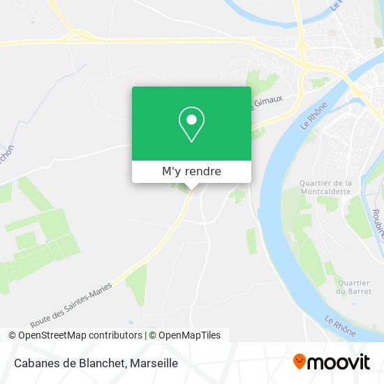 Cabanes de Blanchet plan