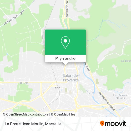 La Poste Jean Moulin plan