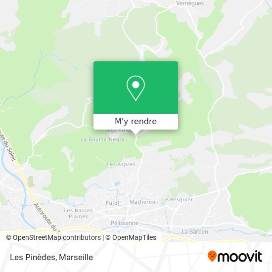 Les Pinèdes plan