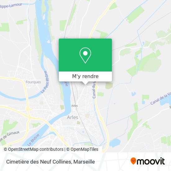 Cimetière des Neuf Collines plan