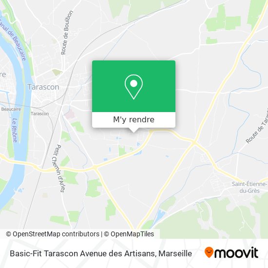 Basic-Fit Tarascon Avenue des Artisans plan
