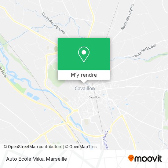 Auto Ecole Mika plan