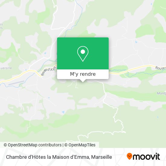 Chambre d'Hôtes la Maison d'Emma plan