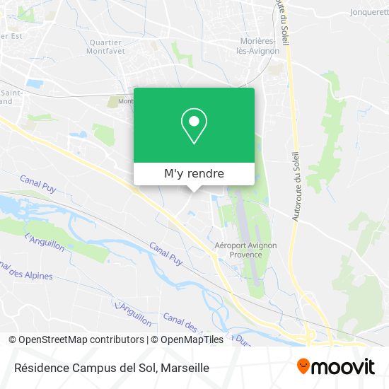 Résidence Campus del Sol plan