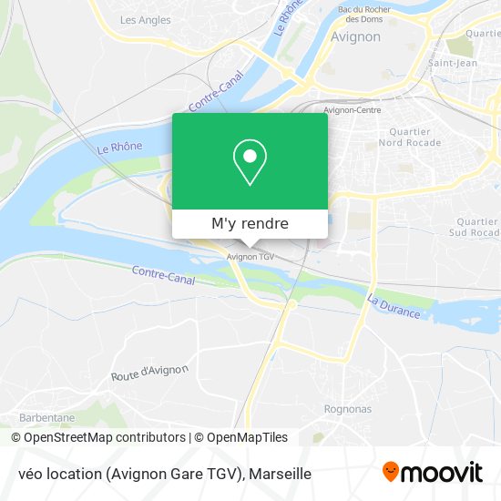véo location (Avignon Gare TGV) plan