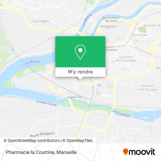 Pharmacie la Courtine plan
