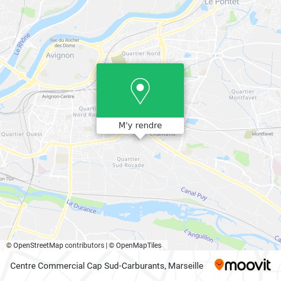 Centre Commercial Cap Sud-Carburants plan
