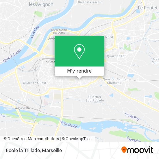 École la Trillade plan