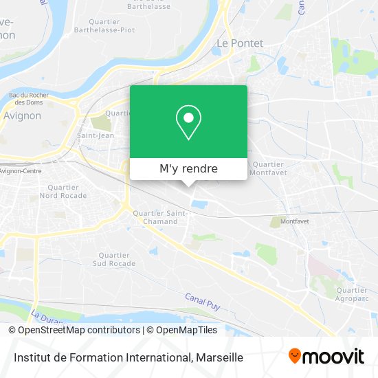 Institut de Formation International plan