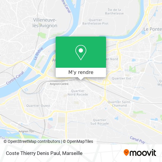 Coste Thierry Denis Paul plan