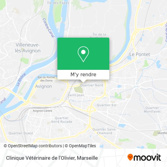 Clinique Vétérinaire de l'Olivier plan