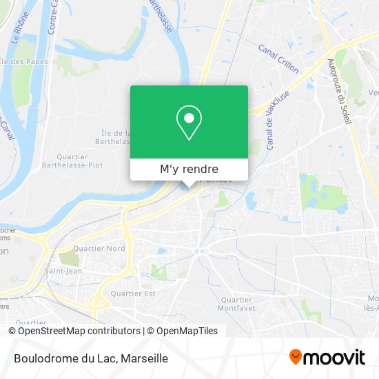 Boulodrome du Lac plan