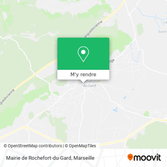 Mairie de Rochefort-du-Gard plan
