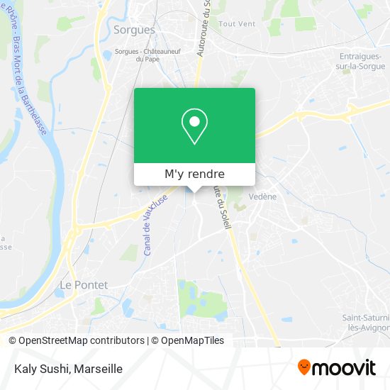 Kaly Sushi plan