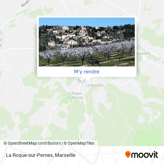 La Roque-sur-Pernes plan