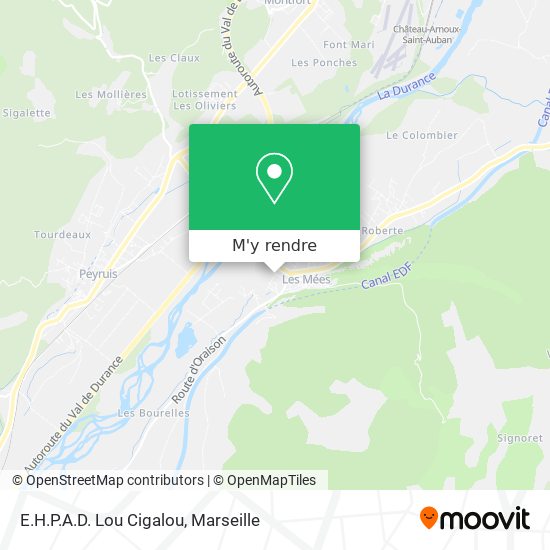 E.H.P.A.D. Lou Cigalou plan