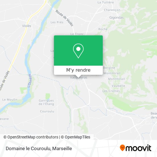 Domaine le Couroulu plan