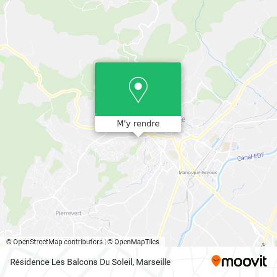 Résidence Les Balcons Du Soleil plan