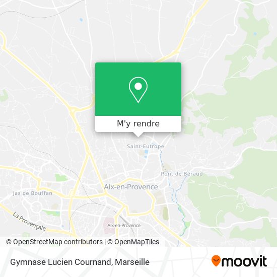 Gymnase Lucien Cournand plan