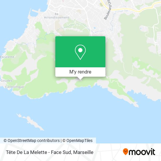 Tête De La Melette - Face Sud plan