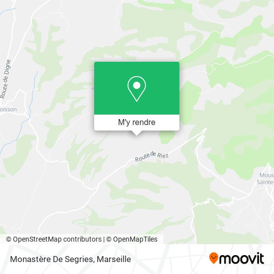 Monastère De Segries plan
