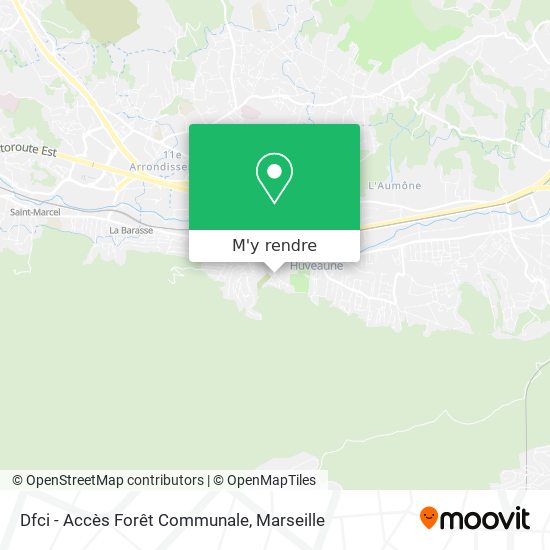 Dfci - Accès Forêt Communale plan