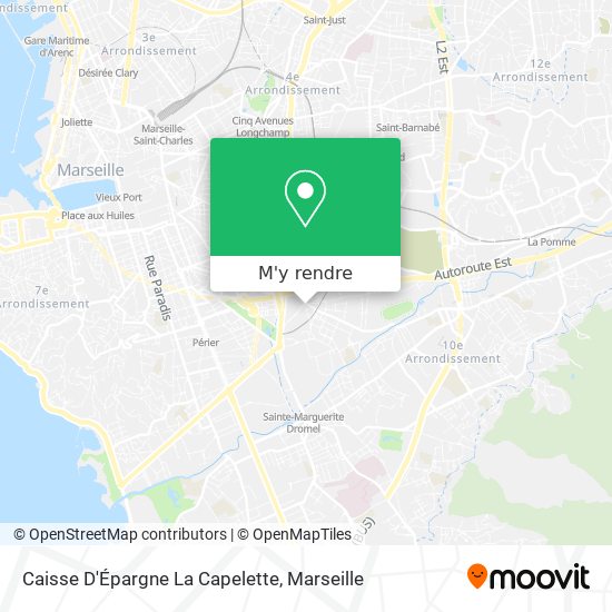 Caisse D'Épargne La Capelette plan